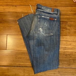 7 For All Mankind Jeans - Distressed & Frayed